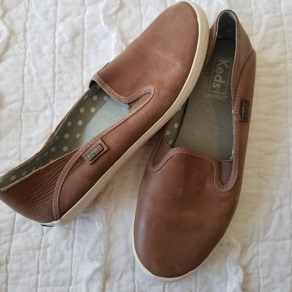 Keds Leather Crashback Sneakers Cognac 7.5 EUC